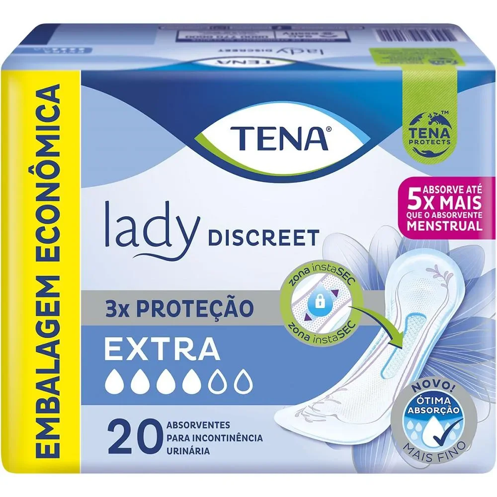 ABS TENA LADY DISCREET EXTRA 20UN
