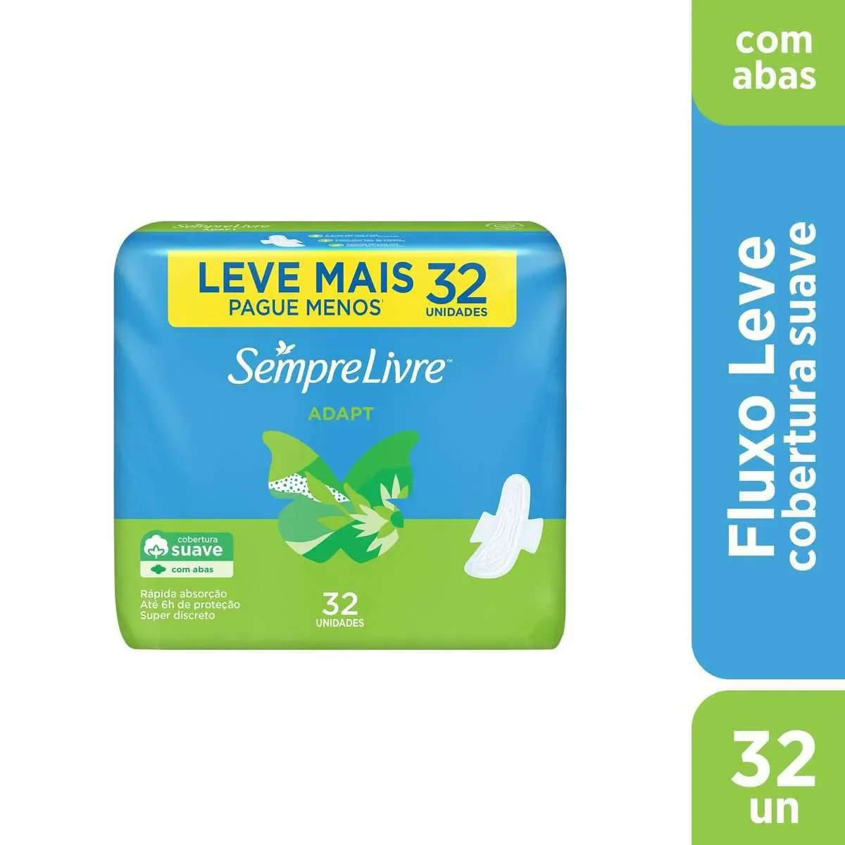 ABS SEMPRE LIVRE 32UN ADAPT SUAVE ABAS(E) - 66475
