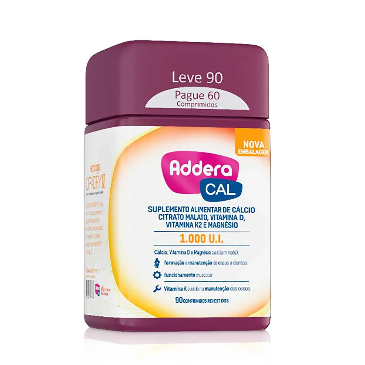 ADDERA CAL 1.000UI FR C/90 COMP